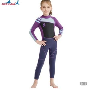 Dive & sail girls wetsuit full body swimsuit